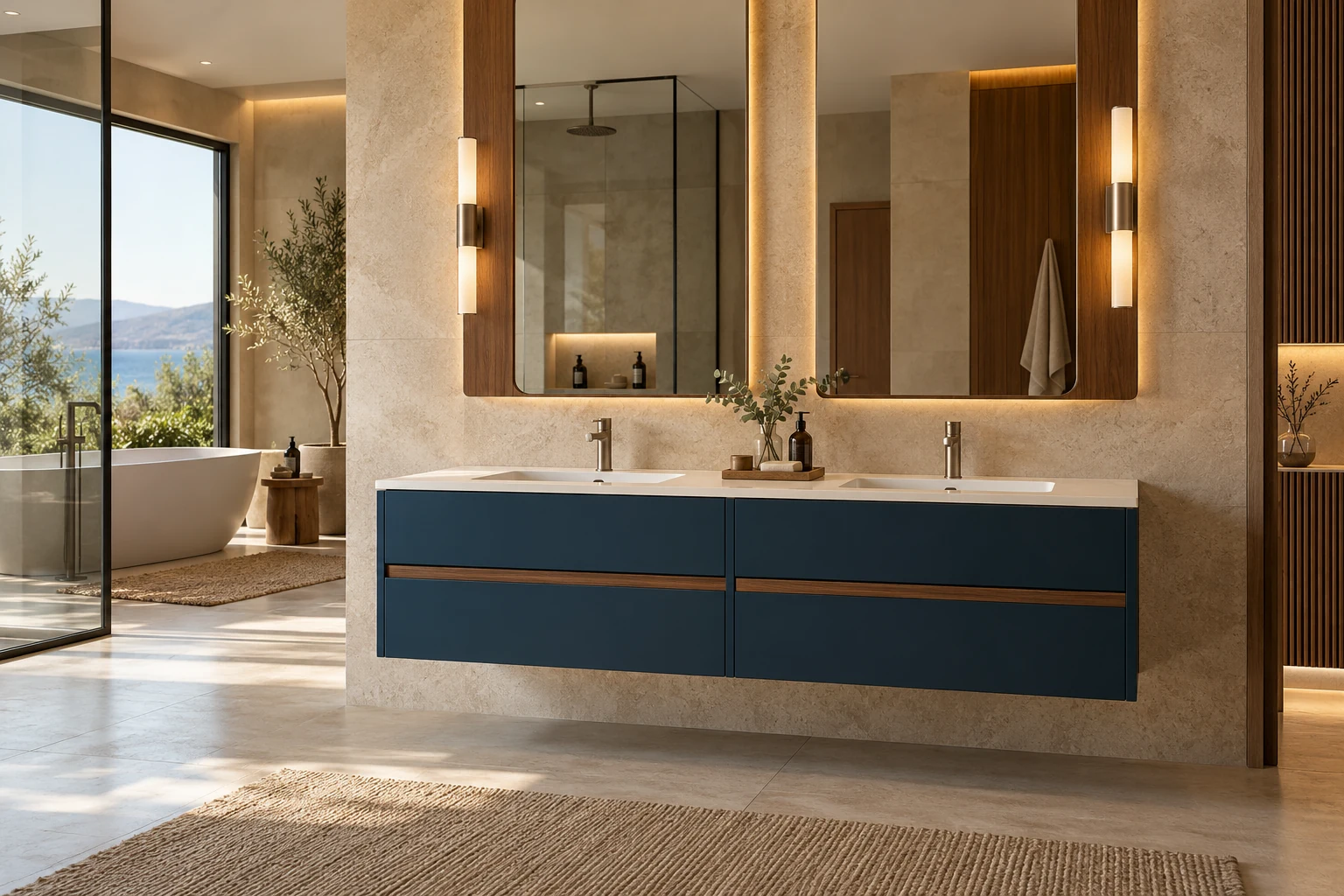 Duo banyo dolabı modeli